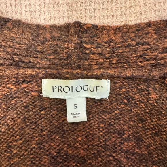 Prologue Brown Knit Cardigan Maxi Sweater - Picture 5 of 5